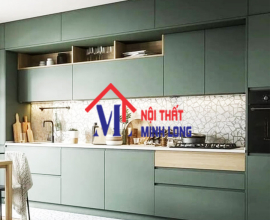 SO SÁNH TỦ BẾP LAMINATE VÀ TỦ BẾP GỖ CÔNG NGHIỆP