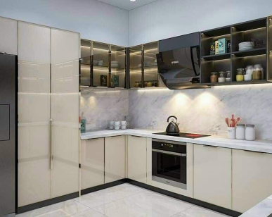 Tủ Bếp Inox Cánh Nhựa