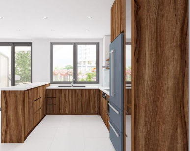 Tủ Laminate phong cách chữ U